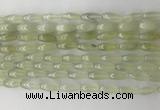 CCB817 15.5 inches 5*12mm rice New jade gemstone beads wholesale