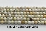 CCB820 15.5 inches 8mm round ivory jasper gemstone beads wholesale