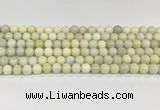 CCB829 15.5 inches 8mm round ivory jasper gemstone beads wholesale