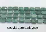 CCB891 11*15mm-12*16mm faceted cuboid Amazonite beads wholesale