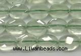 CCB916 15.5 inches 6*8mm faceted oval prehnite beads