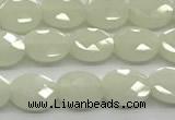 CCB919 15.5 inches 6*8mm faceted oval luminous beads