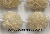 CCB951 15.5 inches 16mm - 22mm nugget desert rose crystal beads