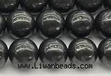 CCB966 15 inches 8mm round shungite gemstone beads wholesale