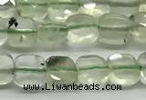 CCB973 15.5 inches 6*6mm faceted square prehnite beads