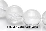 CCC10 15.5 inches 16mm round white crystal beads Wholesale