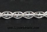 CCC238 9*13mm rice grade A natural white crystal beads wholesale