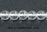 CCC280 15.5 inches 14mm round A grade natural white crystal beads