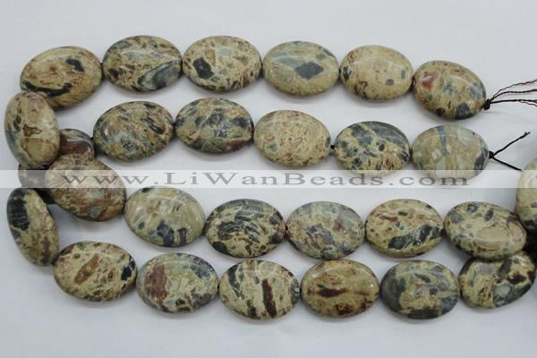 CCD07 15.5 inches 22*30mm oval cordierite beads wholesale