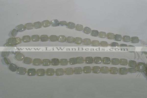 CCE16 15.5 inches 10*10mm square natural celestite gemstone beads