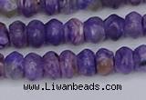 CCG116 15.5 inches 4*7mm rondelle charoite gemstone beads