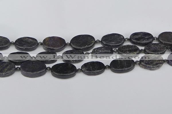 CCG129 15.5 inches 15*20mm oval charoite gemstone beads