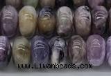 CCG136 15.5 inches 5*8mm rondelle natural charoite gemstone beads