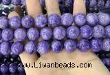 CCG152 15.5 inches 14mm round charoite gemstone beads