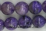 CCG302 15.5 inches 8mm round natural charoite gemstone beads