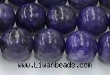 CCG316 15.5 inches 8mm round dyed charoite gemstone beads