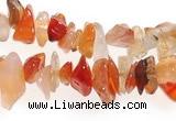 CCH06 35 inches red onyx chips gemstone beads wholesale