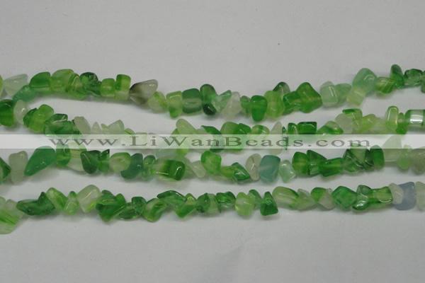 CCH239 34 inches 5*8mm synthetic crystal chips beads wholesale