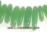 CCH24 16 inches green jade chips gemstone beads wholesale