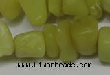 CCH273 34 inches 8*12mm olive jade chips gemstone beads wholesale