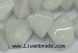 CCH285 34 inches 8*12mm milky jade chips gemstone beads wholesale