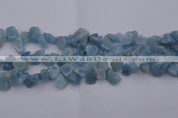 CCH610 15.5 inches 6*8mm - 10*14mm aquamarine chips gemstone beads