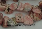 CCH619 15.5 inches 6*8mm - 10*14mm rhodochrosite chips gemstone beads