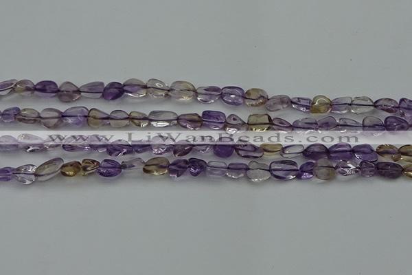 CCH674 15.5 inches 4*6mm - 5*8mm ametrine gemstone chips beads