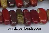 CCH716 15.5 inches 5*10mm - 5*15mm apple jasper chips beads