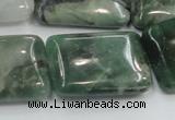 CCJ02 15.5 inches 22*30mm rectangle natural African jade beads wholesale