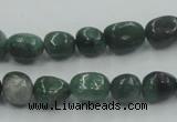 CCJ11 15.5 inches 8*12mm nugget natural African jade beads wholesale