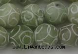 CCJ205 15.5 inches 14mm round China jade beads wholesale