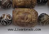 CCJ236 15.5 inches 22*28mm carved buddha China jade beads