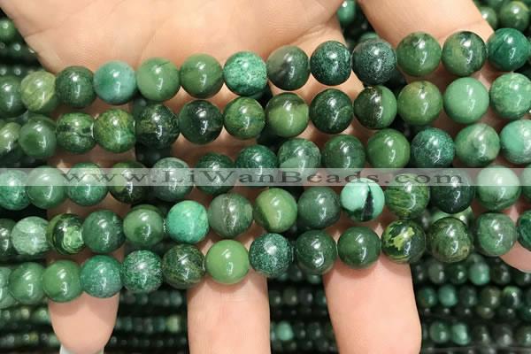 CCJ402 15.5 inches 8mm round west African jade beads wholesale