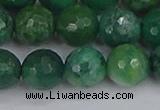 CCJ414 15.5 inches 12mm faceted round west African jade beads