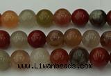 CCJ451 15.5 inches 6mm round colorful jasper beads wholesale