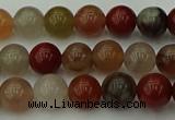 CCJ452 15.5 inches 8mm round colorful jasper beads wholesale