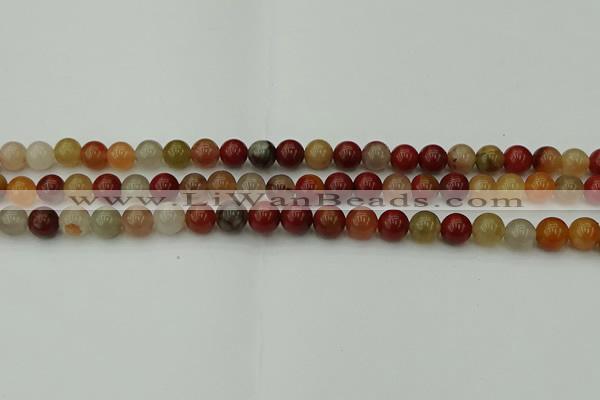 CCJ452 15.5 inches 8mm round colorful jasper beads wholesale