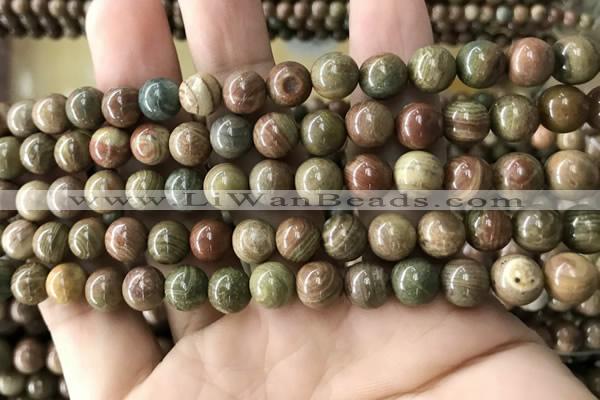 CCJ472 15.5 inches 8mm round rainbow jasper beads wholesale