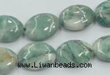 CCJ50 15.5 inches 13*18mm oval African jade gemstone beads