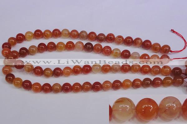 CCL04 15 inches 10mm round carnelian gemstone beads wholesale