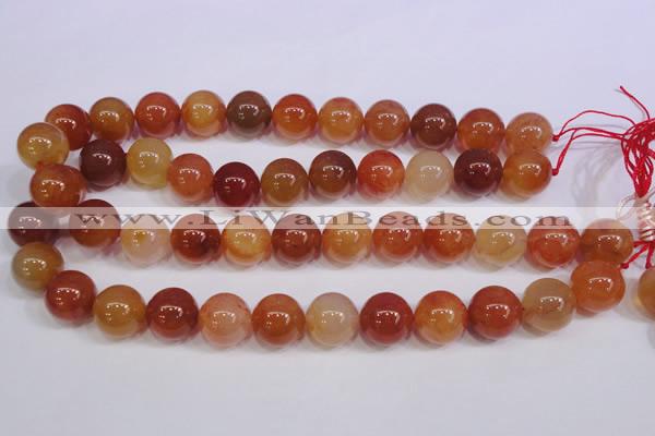 CCL07 15 inches 16mm round carnelian gemstone beads wholesale