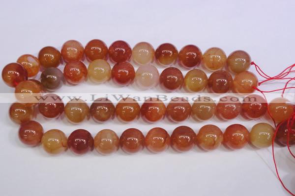 CCL08 15 inches 18mm round carnelian gemstone beads wholesale