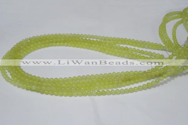 CCN06 15.5 inches 4mm round candy jade beads wholesale