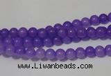 CCN09 15.5 inches 4mm round candy jade beads wholesale