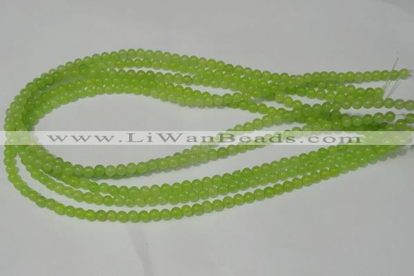 CCN11 15.5 inches 4mm round candy jade beads wholesale