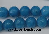 CCN1204 15.5 inches 12mm faceted round candy jade beads wholesale