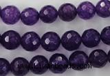 CCN1254 15.5 inches 10mm faceted round candy jade beads wholesale