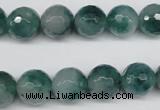 CCN1285 15.5 inches 12mm faceted round rainbow candy jade beads