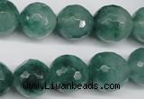 CCN1286 15.5 inches 14mm faceted round rainbow candy jade beads